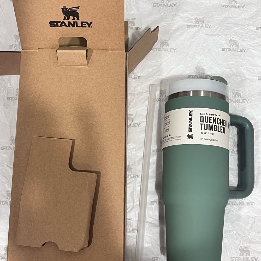 Stanley Matte Green Quencher Tumbler